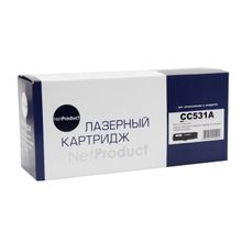 Картридж NetProduct (N-CC531A № 718) для HP CLJ CP2025 CM2320 Canon LBP7200, C, 2,8K