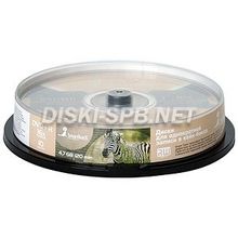 DVD+R диск  16x Smart Track 4.7 Гб, 10 дисков
