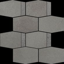 Paradyz Naturstone Naturstone Grafit Mozaika Cieta Hexagon Mix мозаика 233 мм*286 мм