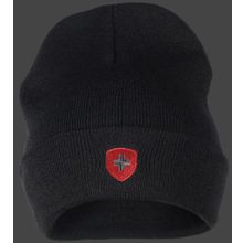 Wellensteyn Hafenmutze-105 Schwarz Rot Anthrazit
