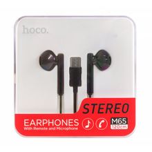 Наушники с микрофоном HOCO M65 Special sound Type-c, черные