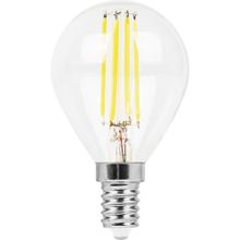 Feron Лампа светодиодная филаментная Feron E14 9W 4000K Шар Прозрачная LB-509 38002 ID - 255510