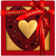 Подарочный шоколад Chokodelika "Бархатное сердце", 150 гр.