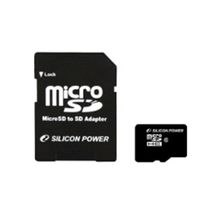 Silicon Power micro SDHC Card 32GB Class 10 + SD adapter