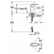 Смеситель Grohe BauEdge 23332000 для биде