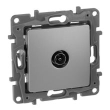 Legrand Розетка TV Звезда Legrand Etika алюминий 672451 ID - 238404