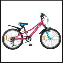 20" NOVATRACK Valiant 2019 (6ск, сталь, аморт.вилка, Vbr, TS38 - TY21 SG-6SI)(20SH6V.VALIANT.CRL9, коралловый, 133981)