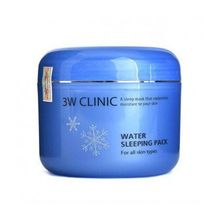 Маска для лица ночная увлажняющая 3W Clinic Water Sleeping Pack 100мл