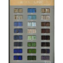 Стеклянная мозаика с авантюрином JNJ Gold Link GA74 (плитка 20x20 мм), сетка 327*327 мм (в коробке 2,14 м2)