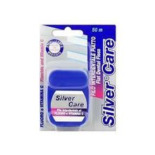 Зубная нить Silver Care с витамином С, 50 м, мятная