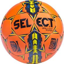 Мяч футбольный SELECT Brillant Super FIFA ORANGE арт.810108-065