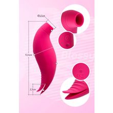 JOS Ярко-розовый многофункциональный стимулятор клитора Blossy (ярко-розовый)