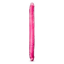 Blush Novelties Розовый двусторонний фаллоимитатор B Yours 16  Double Dildo - 40,6 см. (розовый)