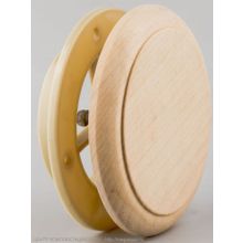 Вентиляционная заглушка из лиственных породы "212F" диаметр 125 мм. (основ. термопластик).