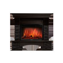 Портал Firelight Pietra Nuovo 25 камень сланец чёрный, шпон венге