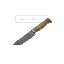 Нож Лунь-4 (дамасская сталь), дерево