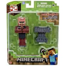 Фигурка Minecraft Blacksmith Villager Кузнец с аксессуарами 8см