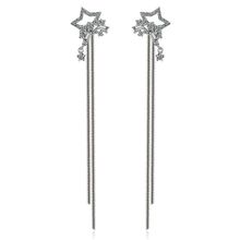 Длинные серьги "Звезды" (арт. 76729-10)