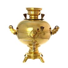 Электрический самовар 3 литра желтый "шар", арт. 130278