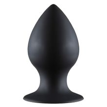  Чёрная анальная пробка Thick Anal Plug XL - 13 см.