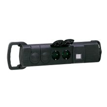 Многорозеточный блок - 6x2К+З - 250В - с индикатором и выключателем | код 050630 | Legrand