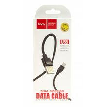 USB-кабель HOCO U55, 1.2 метр для iPhone 5 6 черный
