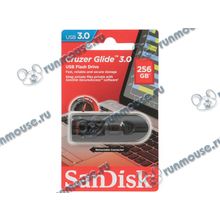 Накопитель USB flash 256ГБ SanDisk "Cruzer Glide 3.0", черный (USB3.0) [138511]