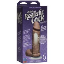 Фаллоимитатор-мулат The Realistic Cock ULTRASKYN 6” - 19,8 см. (бежевый)