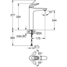 Смеситель Grohe Eurostyle New для раковины, 23570003