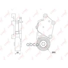 Натяжитель Поликлинового Ремня Citroen Ford Peugeot Volvo   - Diesel LYNXauto арт. PT3109