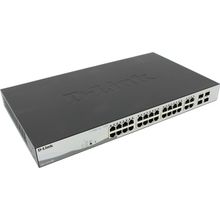 Коммутатор D-Link    DGS-1210-28P   F1A    Управляемый коммутатор (24UTP 10   100   1000Mbps PoE + 4SFP)