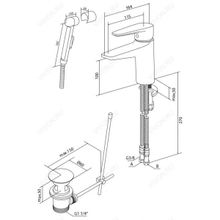 Am.Pm Смеситель с гигиеническим душем Inspire F5004000
