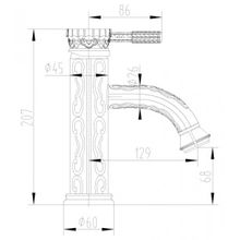 Lemark Jasmine LM6606ORB, черная бронза