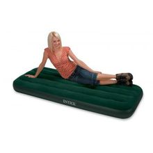 Надувной матрас Intex Prestige Downy Airbed 66966 (с насосом на батарейках)