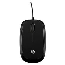 hewlett packard (hp x1200 wired black mouse) h6e99aa#abb