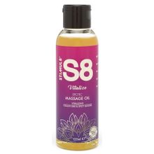 Stimul8 Массажное масло S8 Massage Oil Vitalize c ароматом лайма и имбиря - 125 мл.