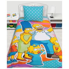 Мона Лиза 1,5-спальное Семейка Simpsons