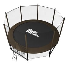 Батут UNIX line 12 ft Black&Brown (Outside)