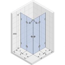 Душевой уголок Riho Scandic Mistral M207 (87х87)