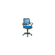Кресло офисное CH-799 BLue TW-10 (спинка синяя сетка , сиденье синее TW-10)
