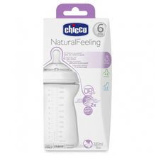 Chicco Бутылочка Chicco Natural Feeling, соска для каш, 330мл 310205016
