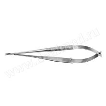 Ножницы микрохирургические, изогнутые, длина 105 мм (Арт. OC497R) Aesculap (Эскулап) B. Braun, Германия