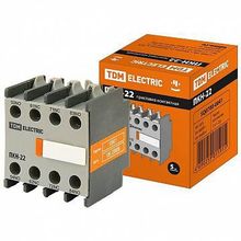 Приставка контактная ПКН-22 (Дополнительный контакты 2з+2р) | код. SQ0708-0041 | TDM