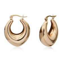 Серьги-кольца под золото (арт. 81353-2)