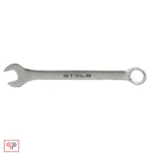 Stels Ключ комбинированный, 20 мм, CrV, матовый хром Stels