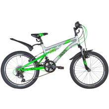 Велосипед 20" NOVATRACK Titanium 12-spd 2020 (серебристый)