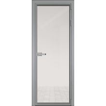  Двери ProfilDoors Модель 1AX Стекло Прозрачное Цвет профиля Серебро