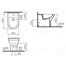 Vitra Биде напольное S50 5325B003-0288