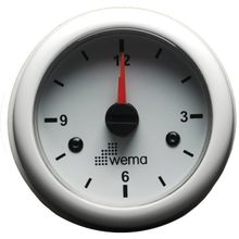 Wema Кварцевые часы белые Wema IMCR-WW 12 24 В 52 мм