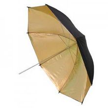 Двухслойный зонт отражатель  Phottix G&B 101см (40") золотисто-черный